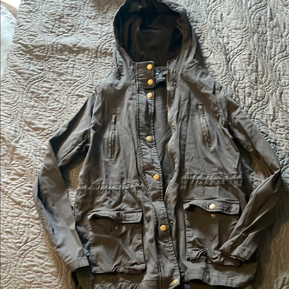 Eden society grey cargo jacket